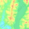 Mapa topográfico Lake View, altitud, relieve