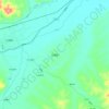 Mapa topográfico 红梅镇, altitud, relieve