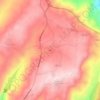 Mapa topográfico Chã, altitud, relieve