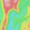 Mapa topográfico Tamolitch Falls, altitud, relieve