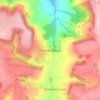 Mapa topográfico Charlton Abbots, altitud, relieve