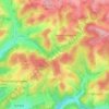Mapa topográfico Leiberg, altitud, relieve