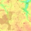 Mapa topográfico Otersen, altitud, relieve