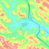 Mapa topográfico Santa María del Río, altitud, relieve