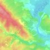 Mapa topográfico Le Chausset, altitud, relieve