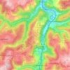 Mapa topográfico Bühren, altitud, relieve