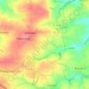 Mapa topográfico Maltitz, altitud, relieve