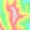 Mapa topográfico Mount Townsend, altitud, relieve