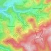 Mapa topográfico Rinsecke, altitud, relieve