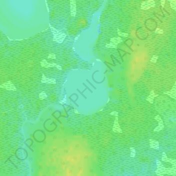 Mapa topográfico Nipin Lake, altitud, relieve
