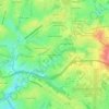 Mapa topográfico Kendall Green, altitud, relieve