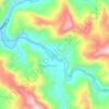 Mapa topográfico Uso, altitud, relieve