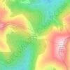 Mapa topográfico Berthoud Pass, altitud, relieve