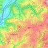 Mapa topográfico Siefen, altitud, relieve