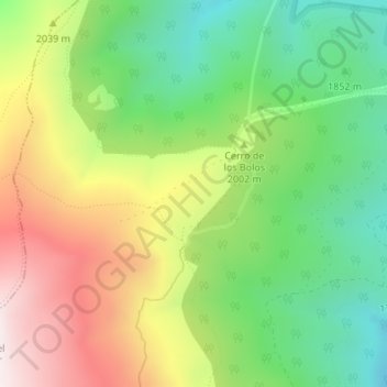 Mapa topográfico El Jaral, altitud, relieve