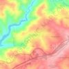Mapa topográfico Papízios, altitud, relieve
