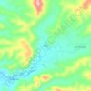 Mapa topográfico Pajiza, altitud, relieve