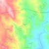 Mapa topográfico Vilarinho da Mó, altitud, relieve
