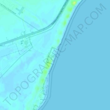 Mapa topográfico Sendero de salida, altitud, relieve