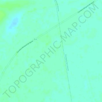 Mapa topográfico El Palaciero, altitud, relieve