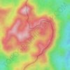 Mapa topográfico Cerro Delgado Chalbaud, altitud, relieve