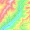 Mapa topográfico Puranqui, altitud, relieve