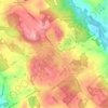 Mapa topográfico Storrs, altitud, relieve