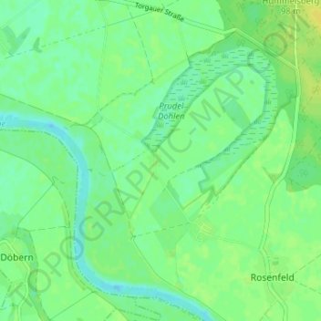 Mapa topográfico Neubleesern, altitud, relieve