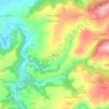 Mapa topográfico Estraxiz, altitud, relieve