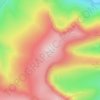 Mapa topográfico Bowscale Fell, altitud, relieve