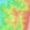 Mapa topográfico Brandrüttel, altitud, relieve