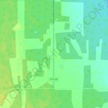 Mapa topográfico Eddystone, altitud, relieve