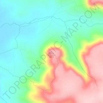 Mapa topográfico Morro do Ernesto, altitud, relieve