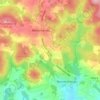 Mapa topográfico Lackerau, altitud, relieve