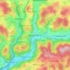 Mapa topográfico Niederseßmar, altitud, relieve
