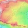 Mapa topográfico Zugspitzplatt, altitud, relieve