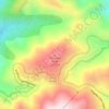 Mapa topográfico Winston Peak, altitud, relieve