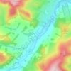 Mapa topográfico Stobo, altitud, relieve