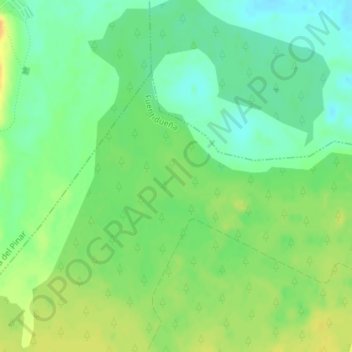 Mapa topográfico La Berzosa, altitud, relieve