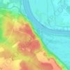Mapa topográfico Übersichtspunkt Viehler Höhe, altitud, relieve