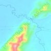 Mapa topográfico LAS PAILAS, altitud, relieve