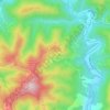 Mapa topográfico L'Aumède, altitud, relieve