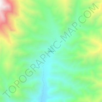 Mapa topográfico Culimo, altitud, relieve