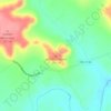 Mapa topográfico Arrs Mountain, altitud, relieve