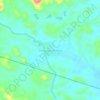Mapa topográfico Simpang Pelangai, altitud, relieve