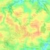 Mapa topográfico Keramoal, altitud, relieve