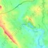 Mapa topográfico Seisdon, altitud, relieve