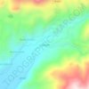 Mapa topográfico Cieneguilla, altitud, relieve