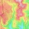 Mapa topográfico Getsemaní, altitud, relieve