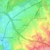 Mapa topográfico Ashtead, altitud, relieve